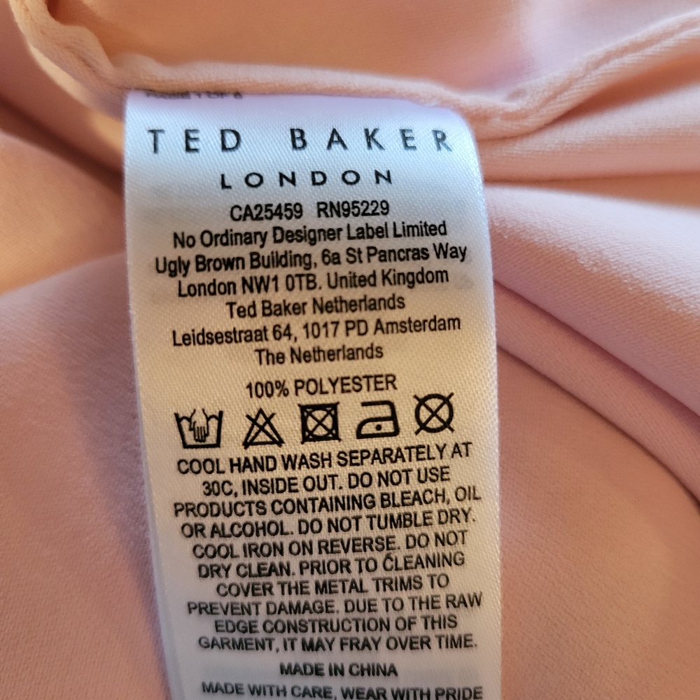 Ted Baker Scalloped Cami Top Sz. 2 (US 6) - Picture 11 of 11